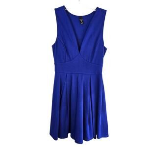 Windsor Women's Dress Medium M Size  Blue Short Sleeveless Misses 8 10